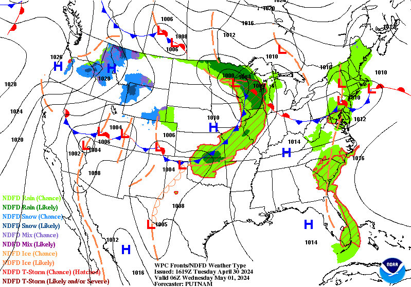 US Weather Map