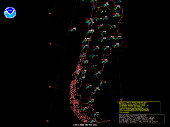 Argentina 18Z Surface Analysis