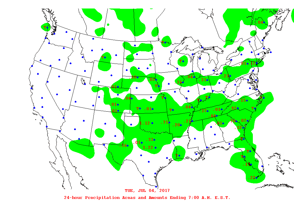 Total 24-Hour Precipitation