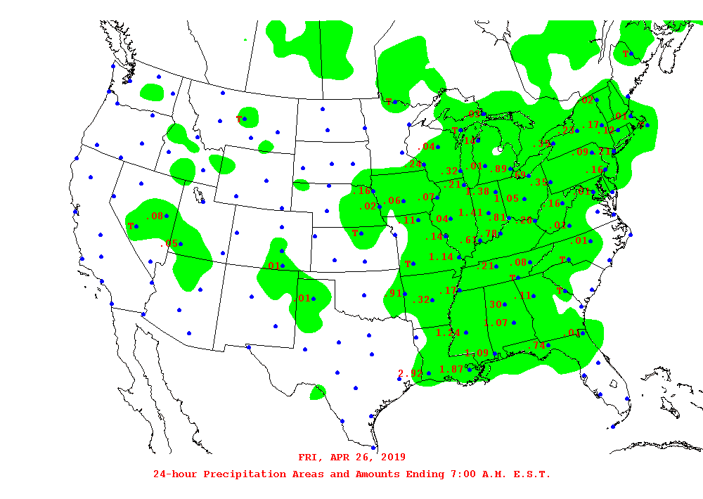 Total 24-hour Precipitation