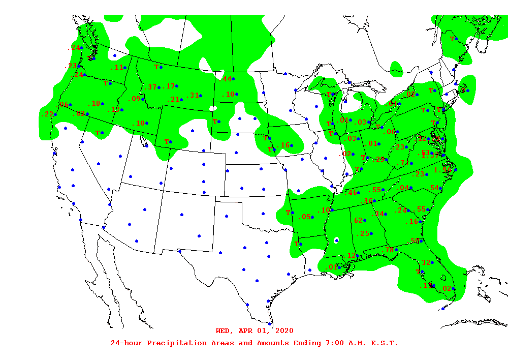 Total 24-Hour Precipitation