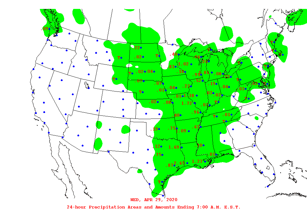 Total 24-Hour Precipitation