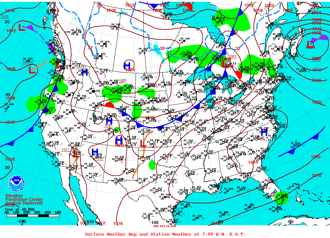 Surface Weather and Station Plots