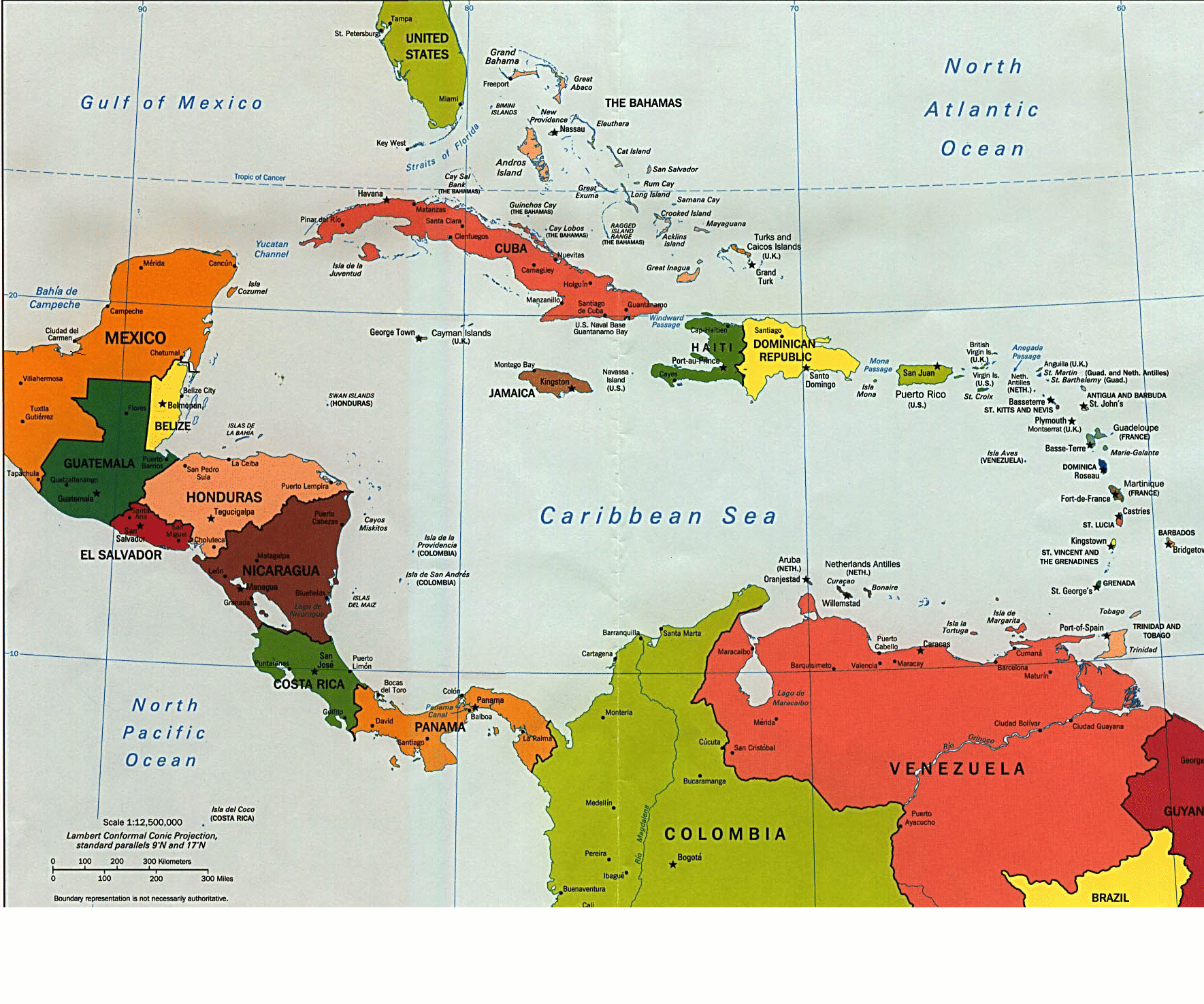 Imagemap of tropics