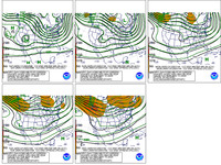 Day 3 to 7 500mb Heights - WPC Versus GFS Ensemble Mean